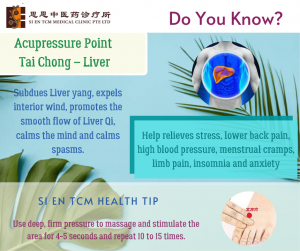 Acupressure Point - Tai Chong Liver Meridian